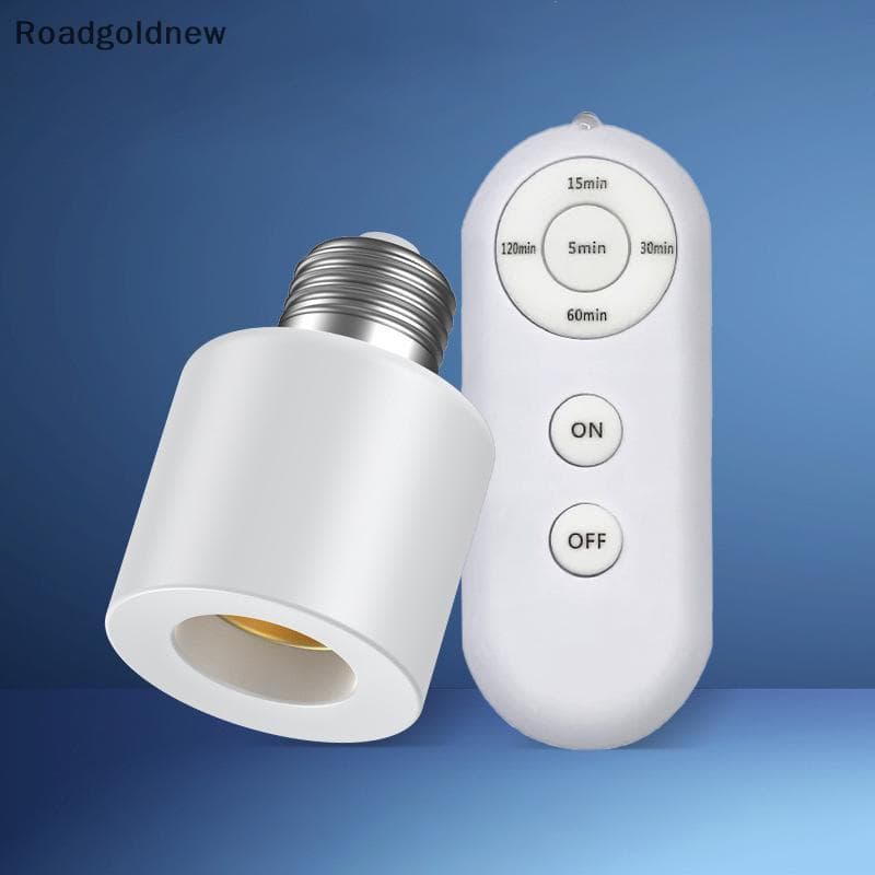 RGN E27 Base De Lâmpada Led Com Controle Remoto Sem Fio Temporizador Inteligente AC85-265V Suporte Soet Adaptador Conver