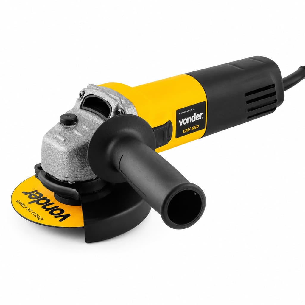Esmerilhadeira Angular Vonder EAV650 4.1/2 650W 220V + 3 Discos
