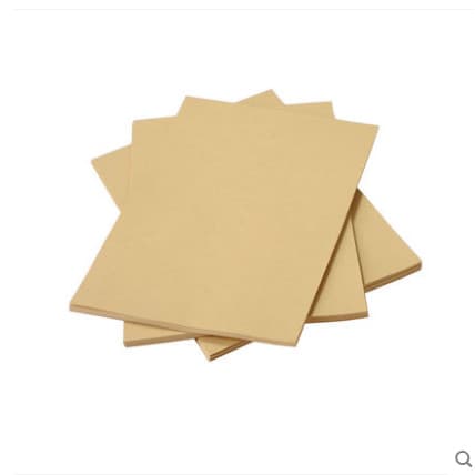 Papel kraft A4 150g, capa de Voucher de polpa de madeira, papel de embrulho, papel de impressão kraft amarelo, 100 folha