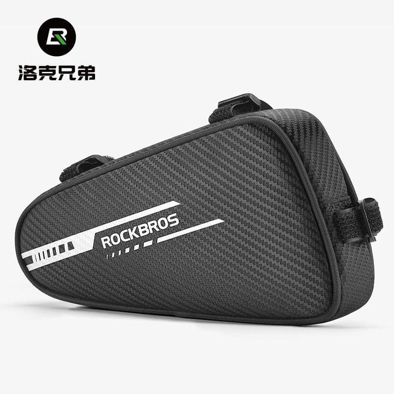 R ROCKBROS ROCKBROS Bolsa de bicicleta Bolsa de tubo superior Triângulo Bolsa de feixe frontal Mountain Road Bike Saddle