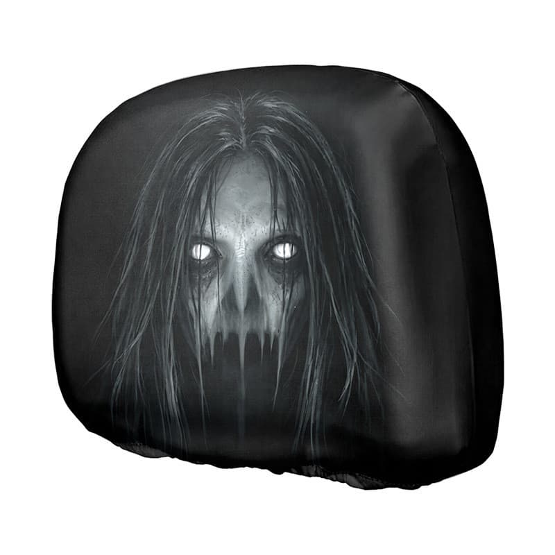 Capa Para Encosto De Cabeça De Assento De Carro De Almofada Horror Ghost Face