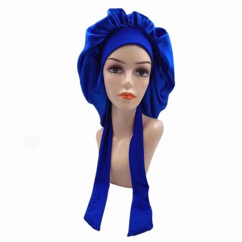Touca de banho pronta para uso, novo estilo, aba larga, laço, cor sólida, touca de banho Tintin, alta elasticidade, femi