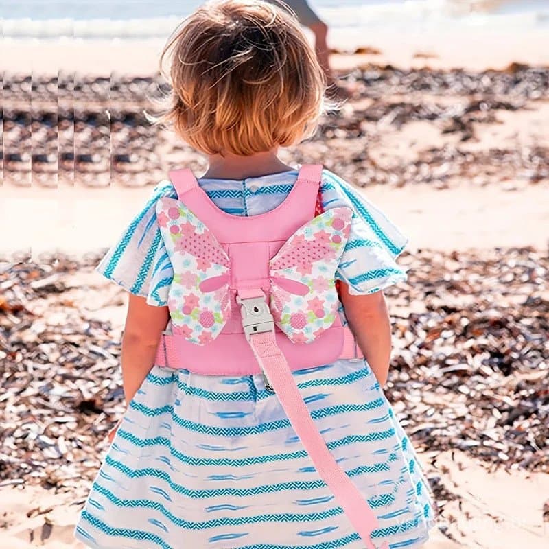 Coleira Infantil Mochila Anti Perda Infantil Coleira Azul E Rosa Para Crianças Segurança