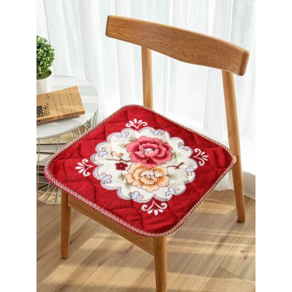 Almofada de inverno de pelúcia almofada de bunda engrossado cadeira quente almofada antiderrapante sofá cadeira de janta