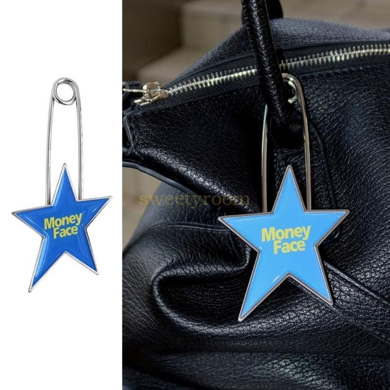 SR Liga Estrela Pino De Segurança Grande Decorativo De Cinco Pontos Broche Para Tecido Roupas Decoração Chapéu Acessório