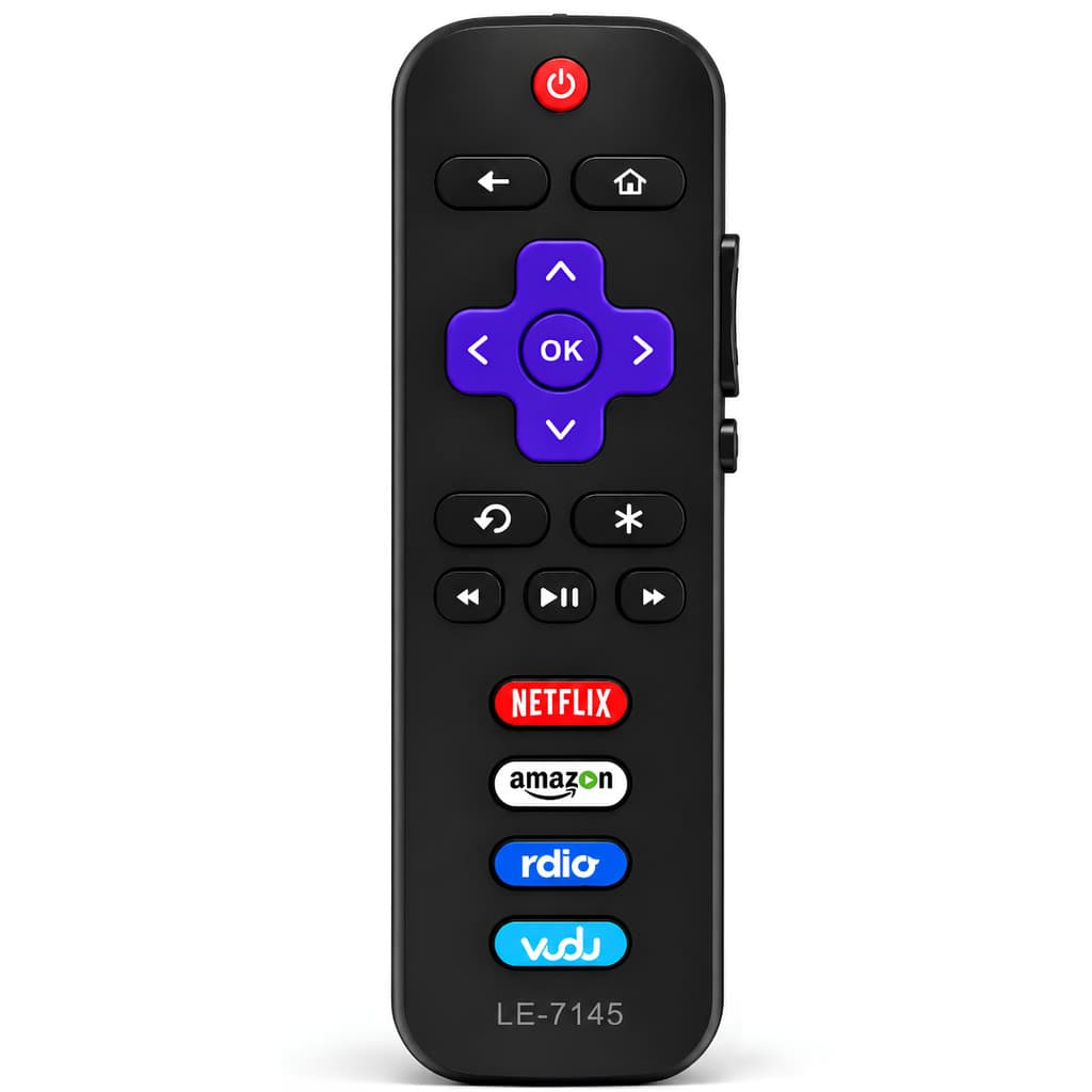 Controle Remoto compatível Smart TV TCL Roku RC280 botões dedicados de acesso rápido