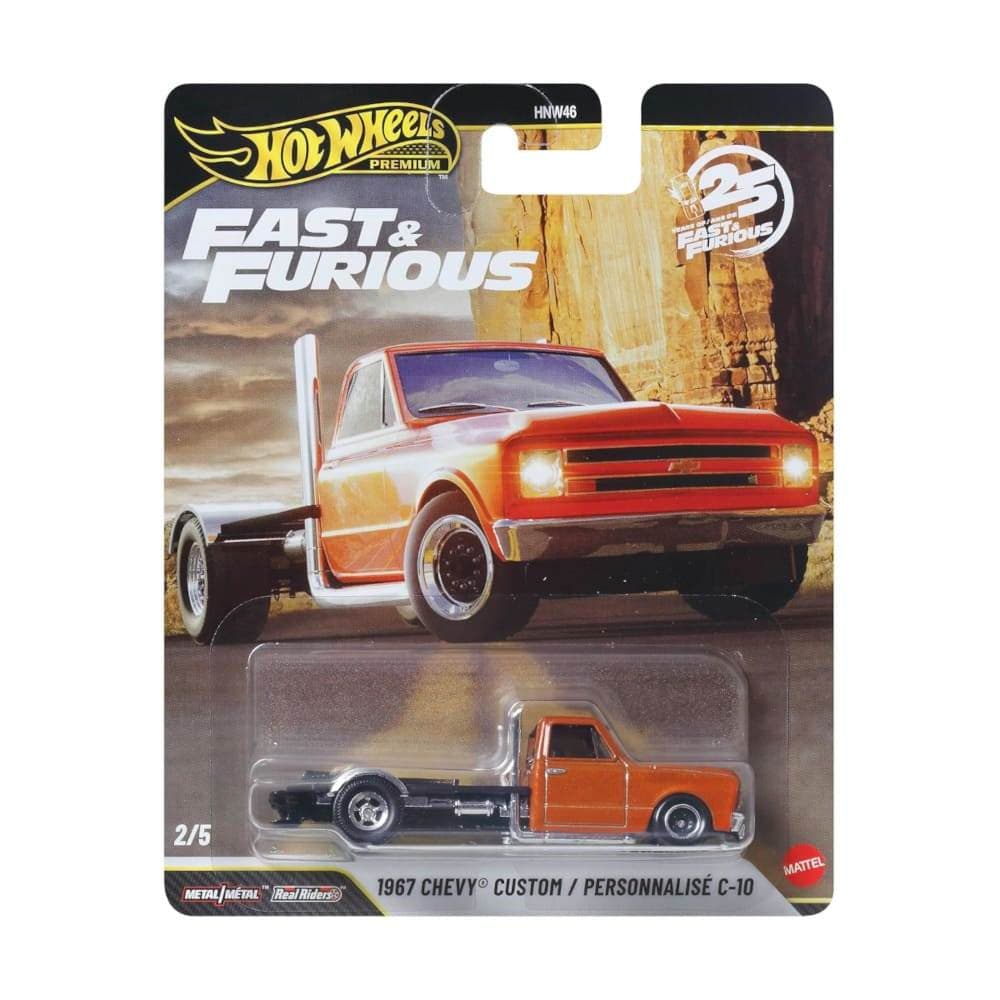 Carrinho Hot Wheels - Chevy Custom Personnalisé C-10 1967 - Fast & Furious - Premium - 1:64 - Mattel