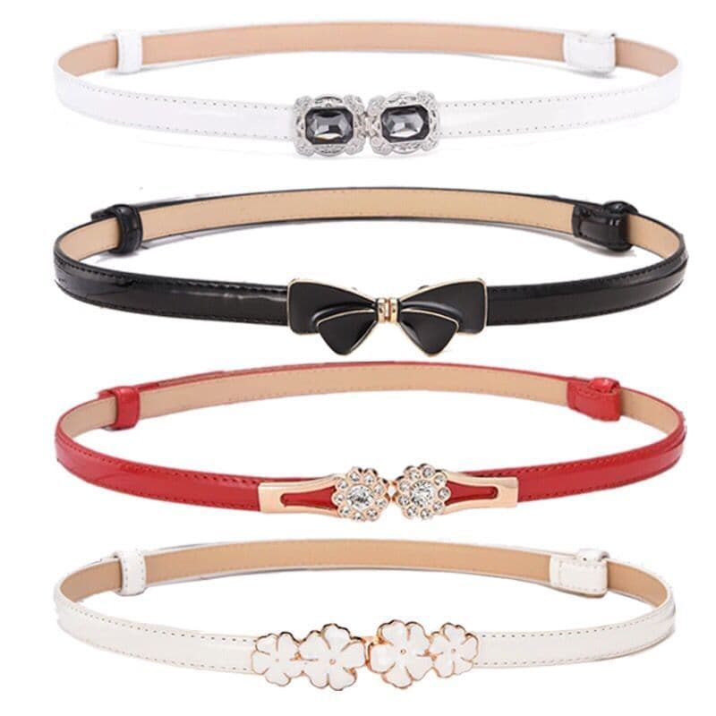 cinto feminino cinto feminino plus size Simples All-Match senhoras cinto fino moda versão coreana cinto decorativo femin