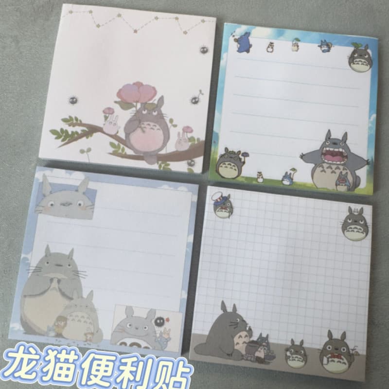 Novo japonês totoro meu vizinho totoro Post-it notas Hayao Miyazaki Anime macio bonito dos desenhos animados notas de me