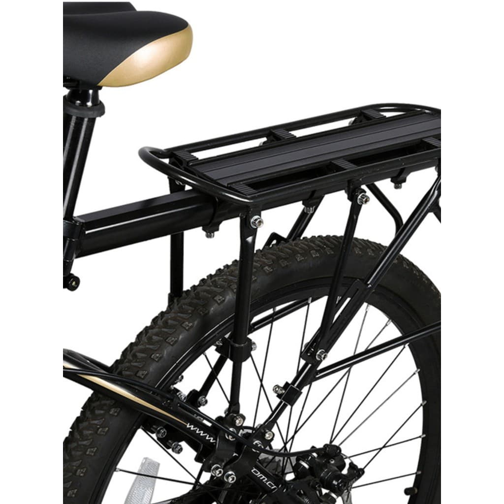 Prateleira para Mountain Bike, suporte traseiro para bicicleta, suporte de cinco pontos, rack de bagagem de longa distân