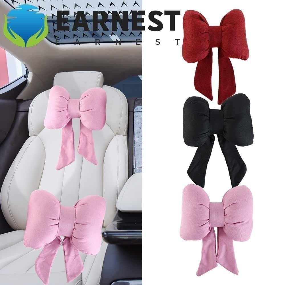 EARNEST Linho Arco Encosto De Cabeça Do Carro , Fita Streamer Travesseiro Pescoço Ergonômico Respirável