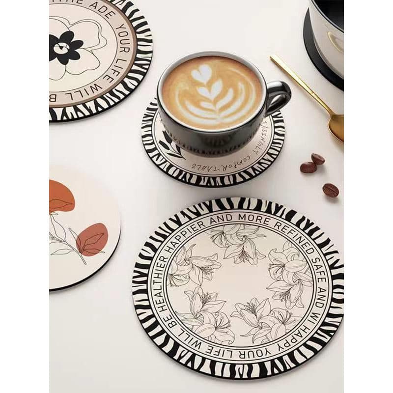 Americano placemats High-End almofadas de isolamento térmico à prova dwaterproof água à prova de óleo couro luz luxo oci