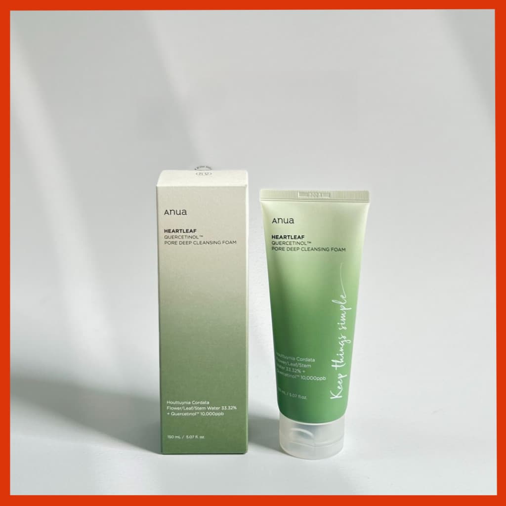 Espuma de Limpeza Profunda para Poros ANUA Heartleaf Quercetinol 150ml / 25ml