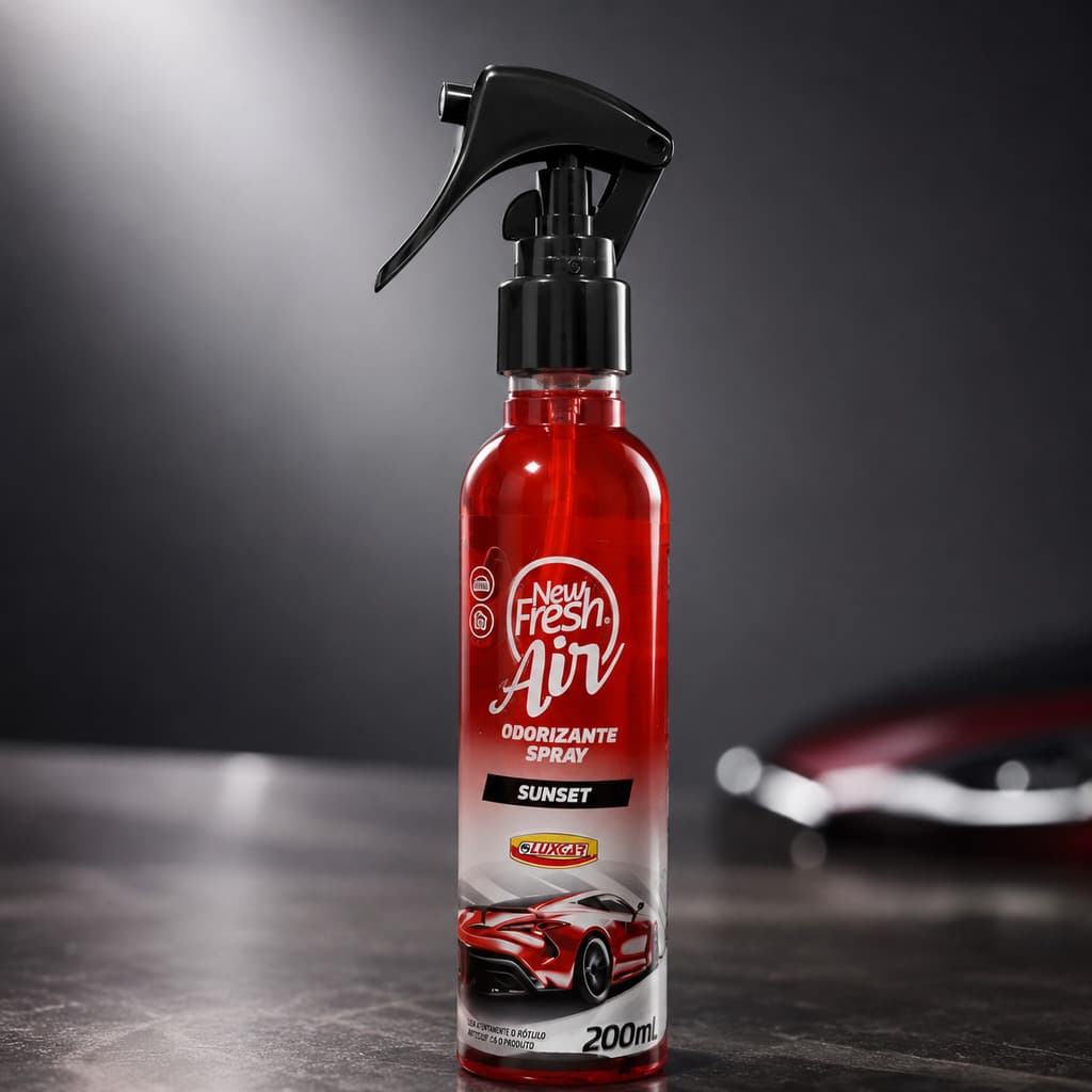 Aromatizador Automotivo Spray Sunset Luxcar 200ml Cheirinho Carro Fragrancia Perfume Automotivo