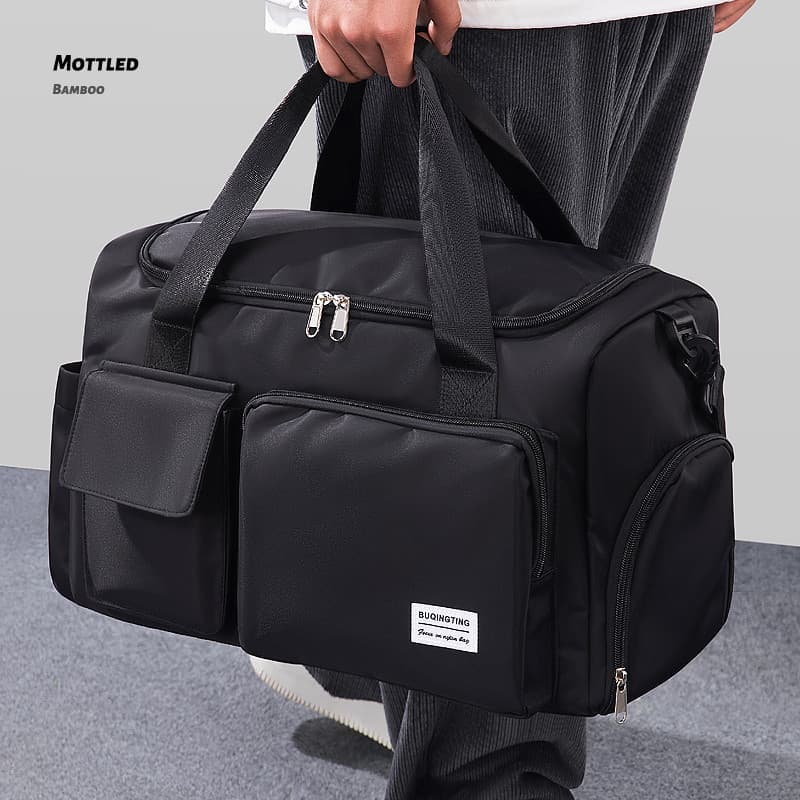 Bolsa de viagem masculina portátil de grande capacidade Oxford pano viagem leve armazenamento esportes de curta distânci