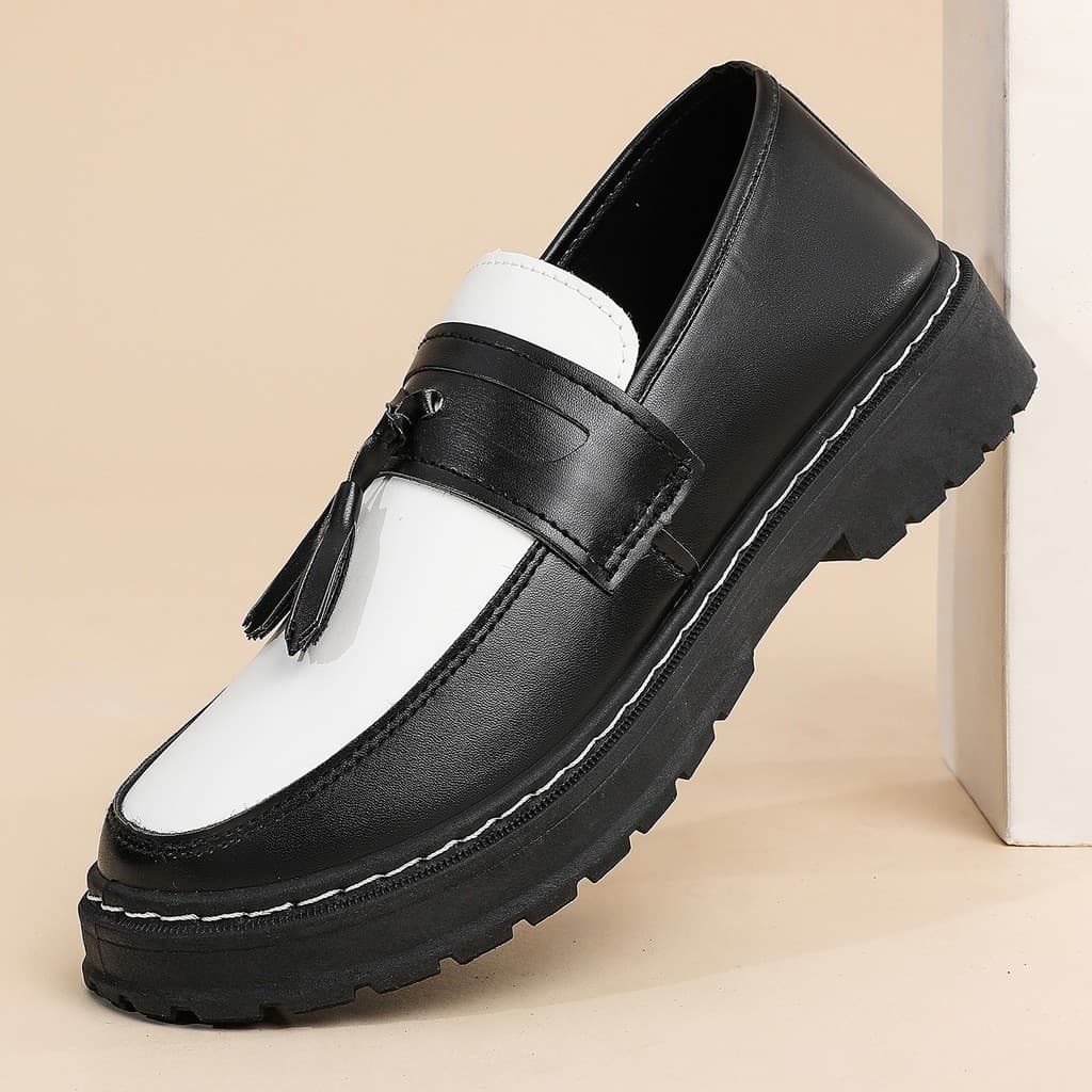 Mocassins Masculinos De Negócios , Estilo Coreano , Borla , Sapatos Casuais De Couro , Moda Masculina