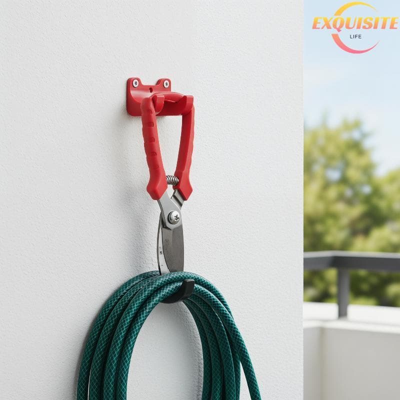 [EL-t] Otimize Seu Espaço Na Garagem Com 3 Peças De Ferramenta De Jardim Resistente Ra Para Ancinhos E Pás Novas