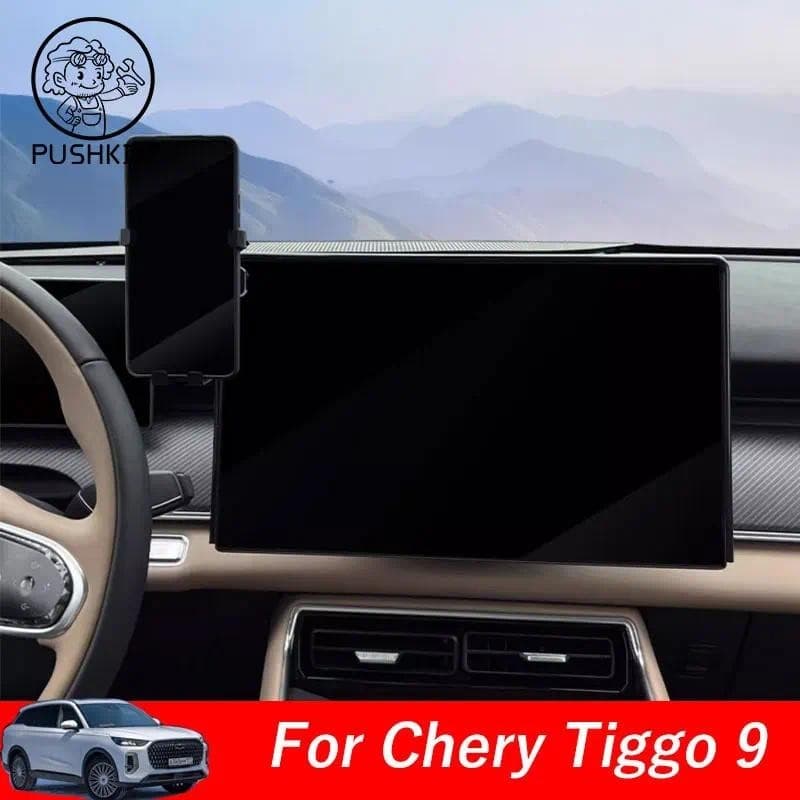 Para chery Tiggo 9 8L 2024 2025 Estilo De Carro Suporte Telefone Móvel De Ventilação De Ar Gravidade Acessórios Modifica