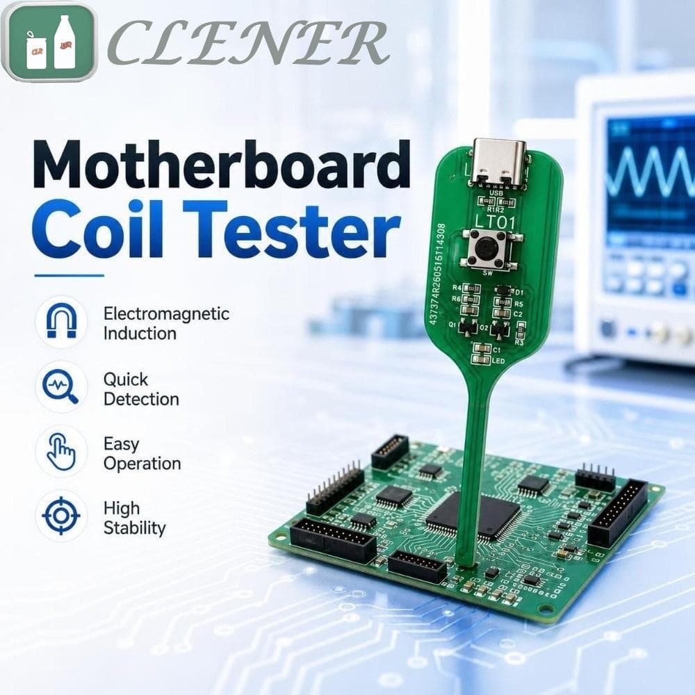 Testador De Bobina De Placa-Mãe Mais Limpo , Ferramenta Profissional De Detector De Indutor De Estabilidade Forte , Inve