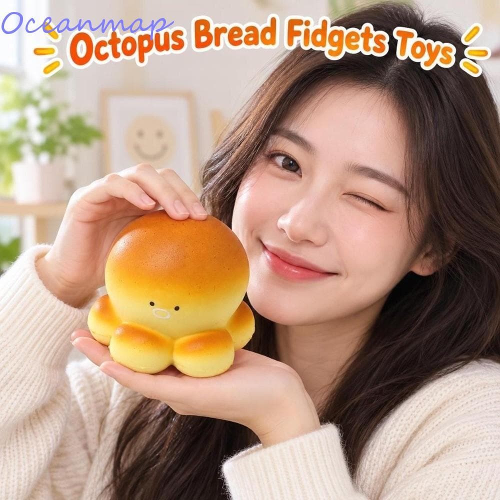 OCEANMAP Polvo Pão Inquieta Brinquedos , Mão Relaxar Pitada Pequeno Urso Espremer Brinquedo , De Recuperação Lenta Dos D