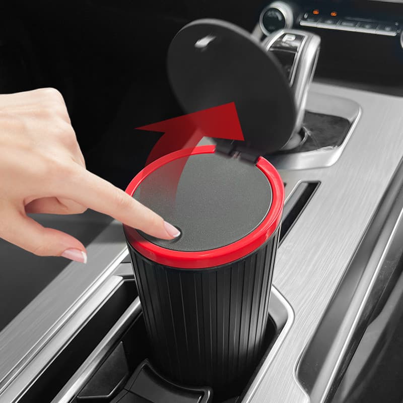 Lixeira de armazenamento de carro, caixa de armazenamento Interior do carro, copo de água, espaço pequeno, caixa de arma