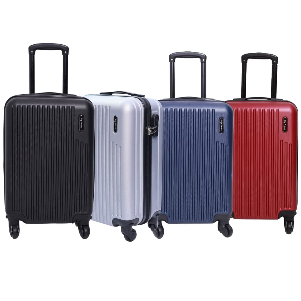 Mala Pequena Bordo 10kg Extensor até 12Kg Avião Casca Dura Giratória Divisória Bagagem Mão Férias ABS