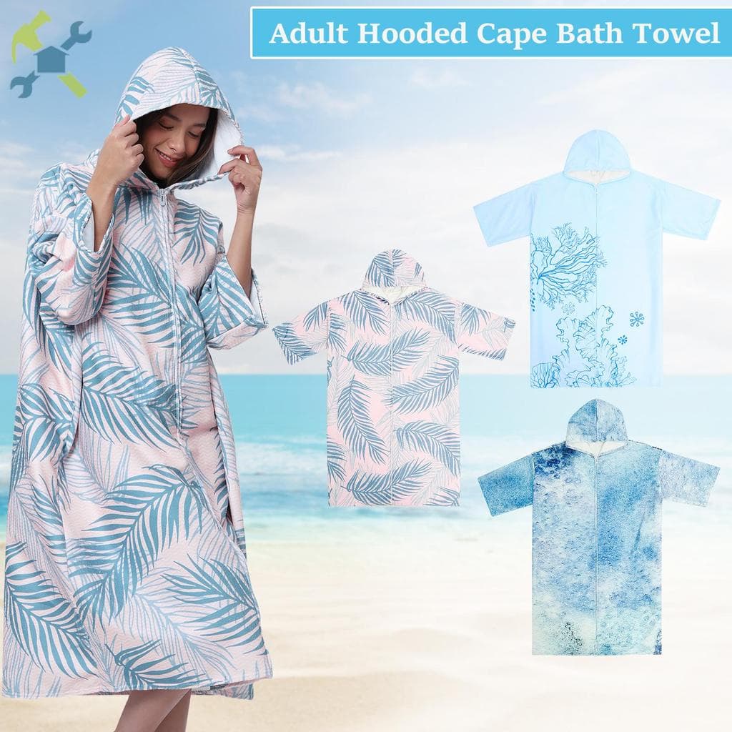 Trocando Toalha Roupão De Natação Poncho Fácil De Usar Versátil Com Capuz Mudando Robe Para Piscina SHOPCYC0915