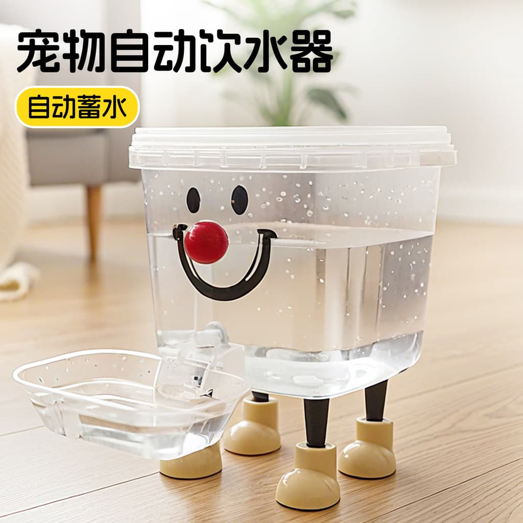 Dispensador de água para gatos, fonte potável para animais de estimação, alimentador automático de água, tamanho grande,