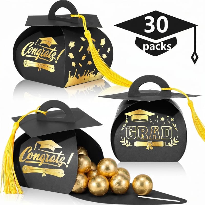 30 caixas de presente de formatura, lembranças para festa de formatura, guirlandas de formatura 2026, caixas de decoraçã