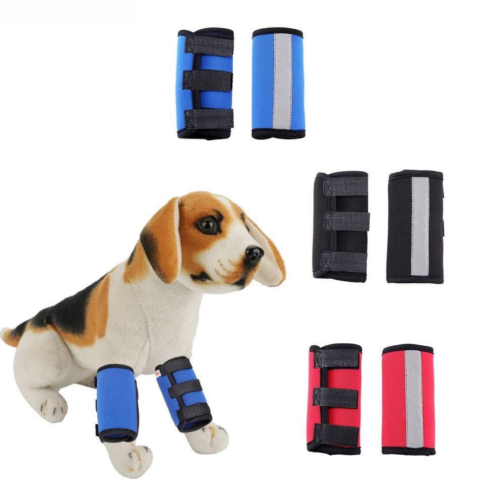 Joelheiras Para Animais De Estimação , Acessórios Práticos Cães , 2 Peças , Material De Mergulho , Elástico Respi