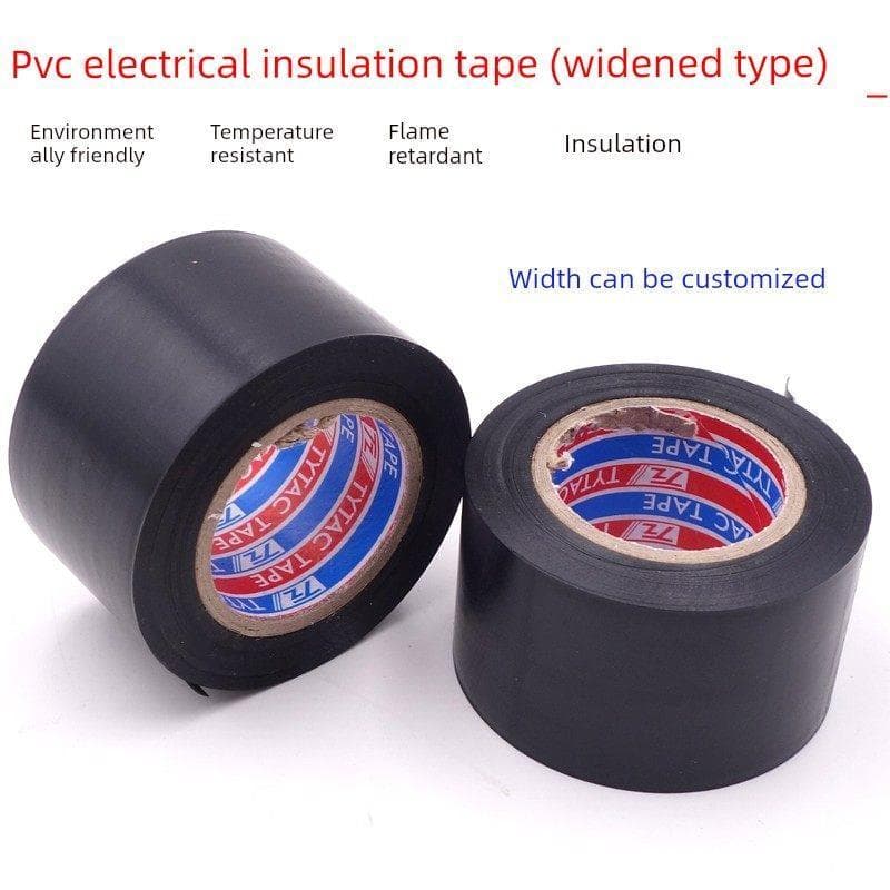 Fita elétrica ampliada Super pegajosa, resistente a altas temperaturas, fita de chicote de fios automático, PVC, retarda