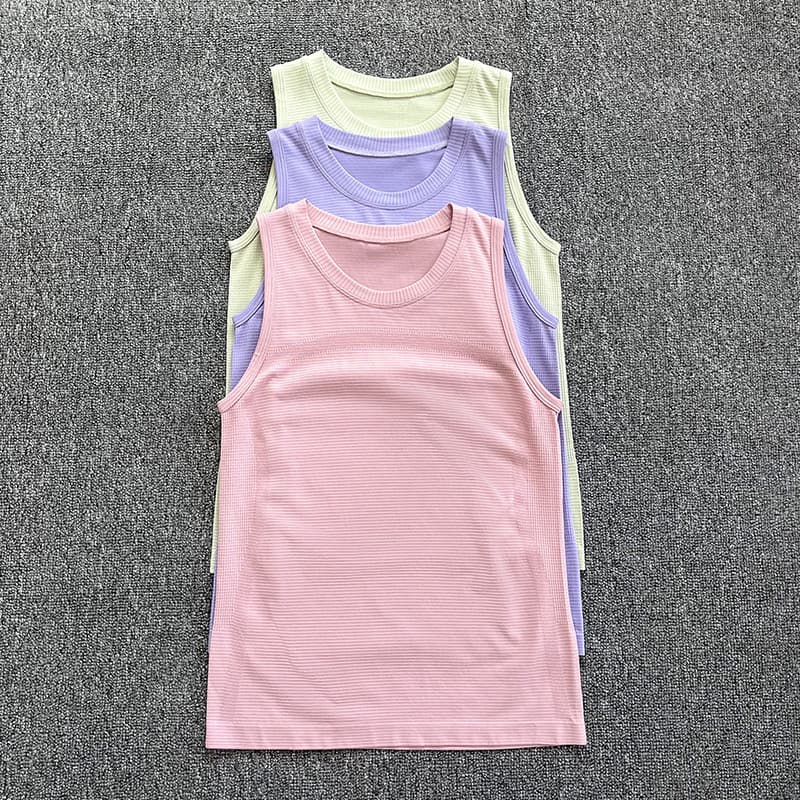 Colete esportivo feminino sem mangas All-Match respirável de secagem rápida Yoga correndo treinamento solto roupas de Fi