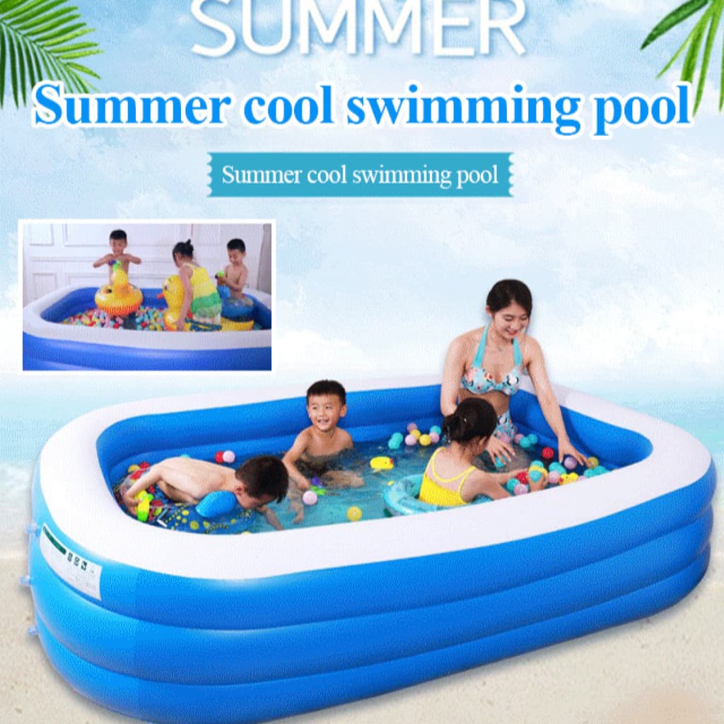 [Uso Versátil] Piscina inflável doméstica com airbag de três camadas, disponível para adultos. Piscina/Inflável/Famílias