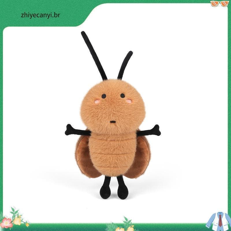 Brinquedo de pelúcia de barata, boneca pequena e forte, boneca feia e fofa, criativa e engraçada, presente de aniversári