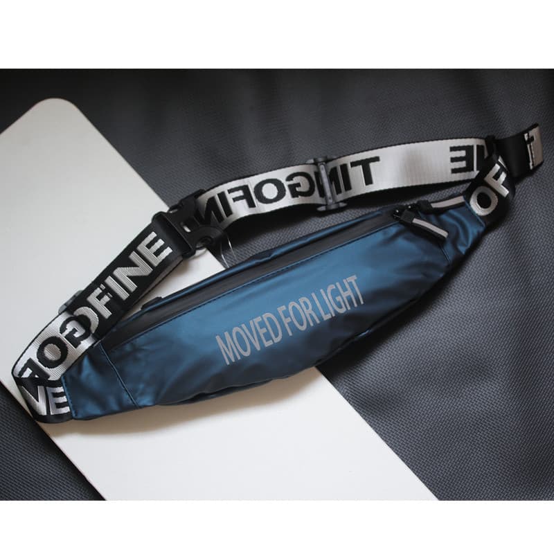 2021 novo estilo correndo esportes cintura saco à prova dwaterproof água das mulheres dos homens saco do mensageiro de F