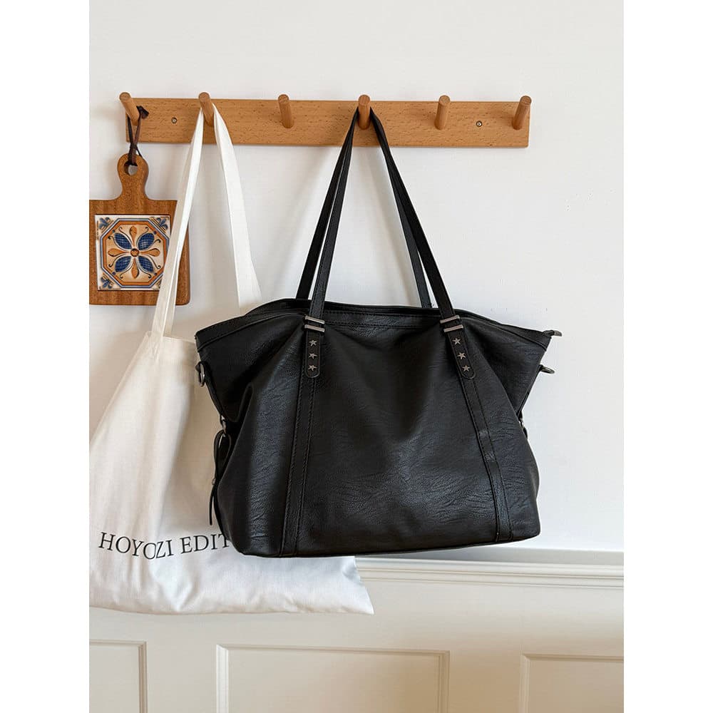 bolsa feminina bolsa transversal feminino 2026 outono novo estilo High-End sentir cera de óleo couro grande capacidade s