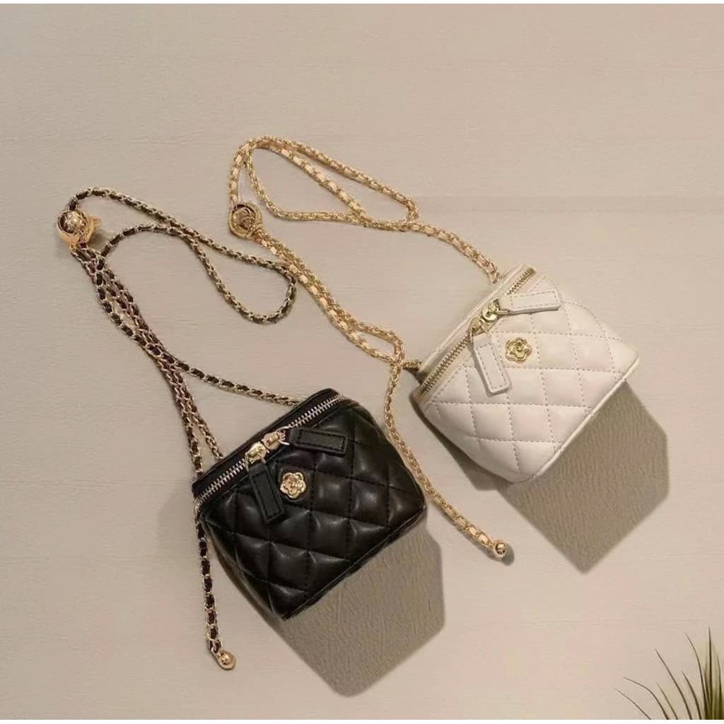 bolsa transversal feminino Bolsa Jardim secreto 2026 novo estilo camélia diamante caixa de corrente pequena bolsa femini