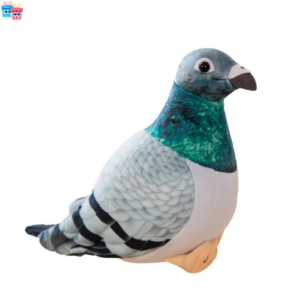 Simulação Pombo Brinquedo De Pelúcia Dos Desenhos Animados Pomba Da Paz Pássaro Macio Boneca Confortável Plushie Para Cr