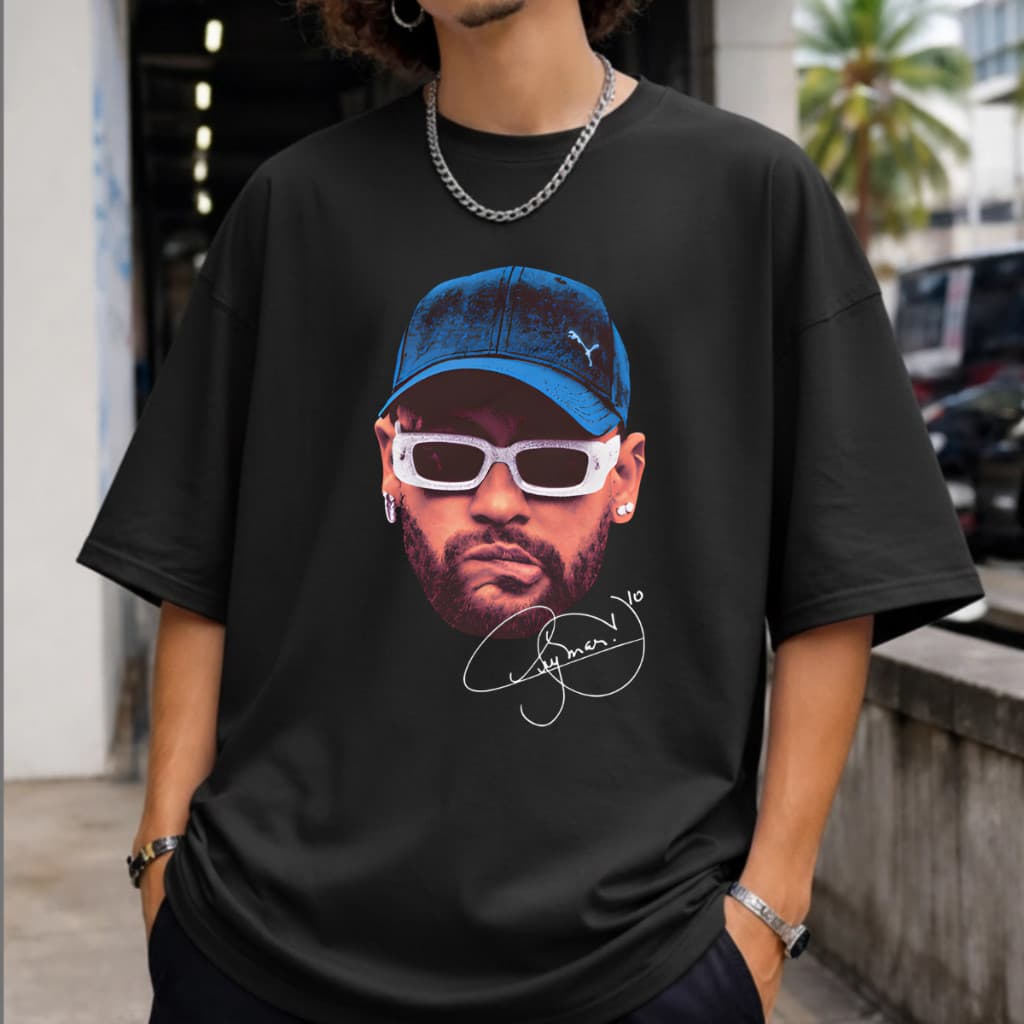 Camiseta Neymar Junior Oversized Camisa Lançamento Moda Estilo e Conforto NJR