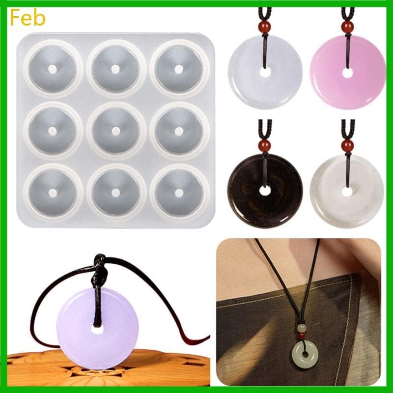 Fev Oco Molde Resina Silicone Artesanato Chaveiro Imitação Pingente