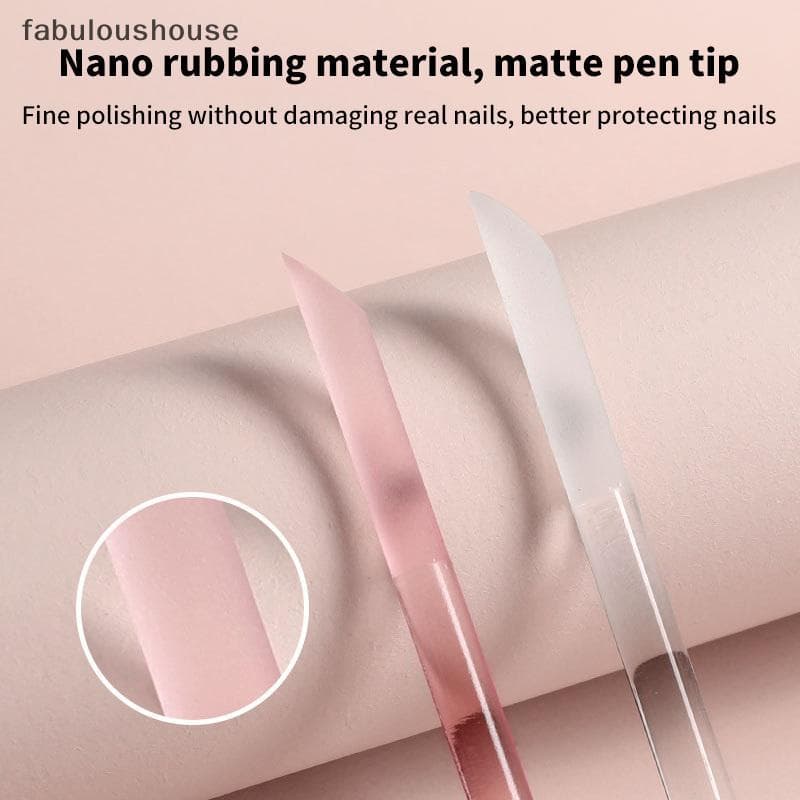1 Pçs Empurrador De Cutícula De Vidro Manicure Sti Profissional Precisão Arquivamento Removedor PedicureForManicure Unha