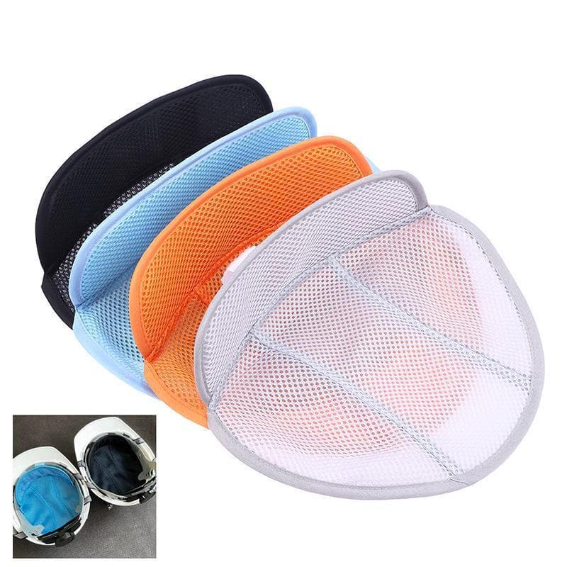 Almofada Decorativa para Capacete, Forro de Malha Respirável, Faixa Absorvente de Suor, Almofada de Resfriamento para Ca