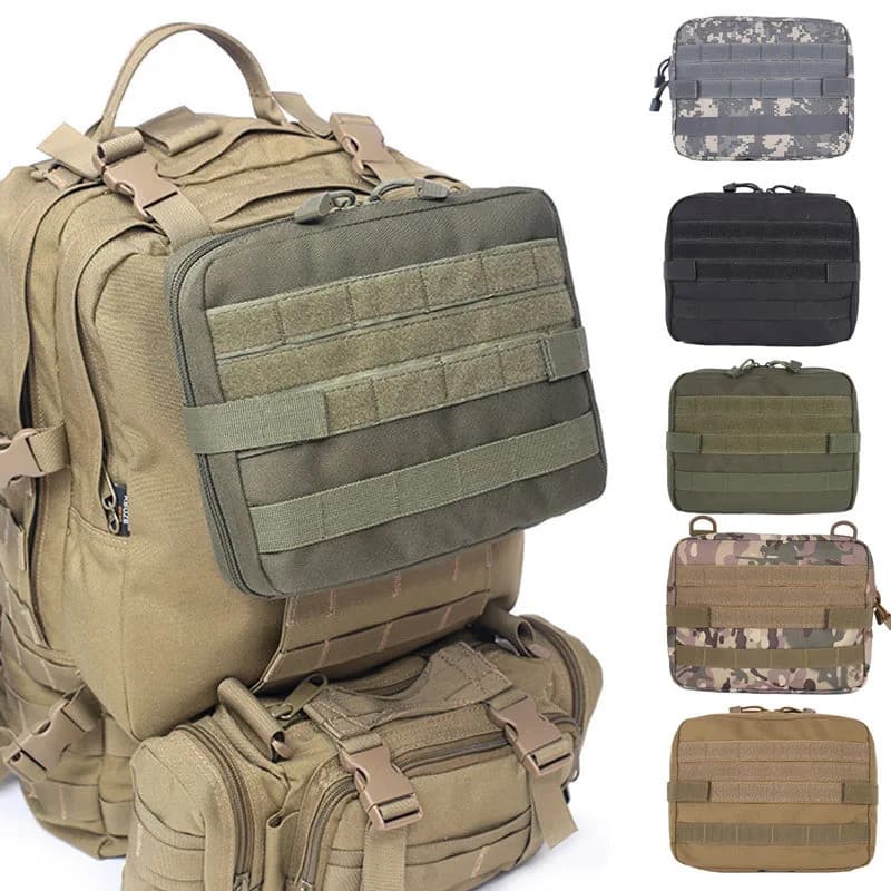 Bolsa Organizadora MOLLE para Atividades ao Ar Livre com Compartimentos para Ferramentas de Camping e Pequenos Acessório