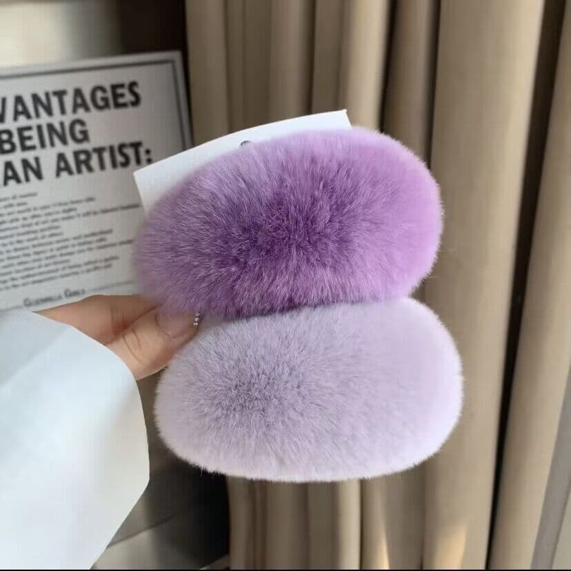 Mango Hairpin Douyin mesmo estilo gota de água ins grampo de cabelo Super fada acessórios de cabelo de pelúcia Rex coelh
