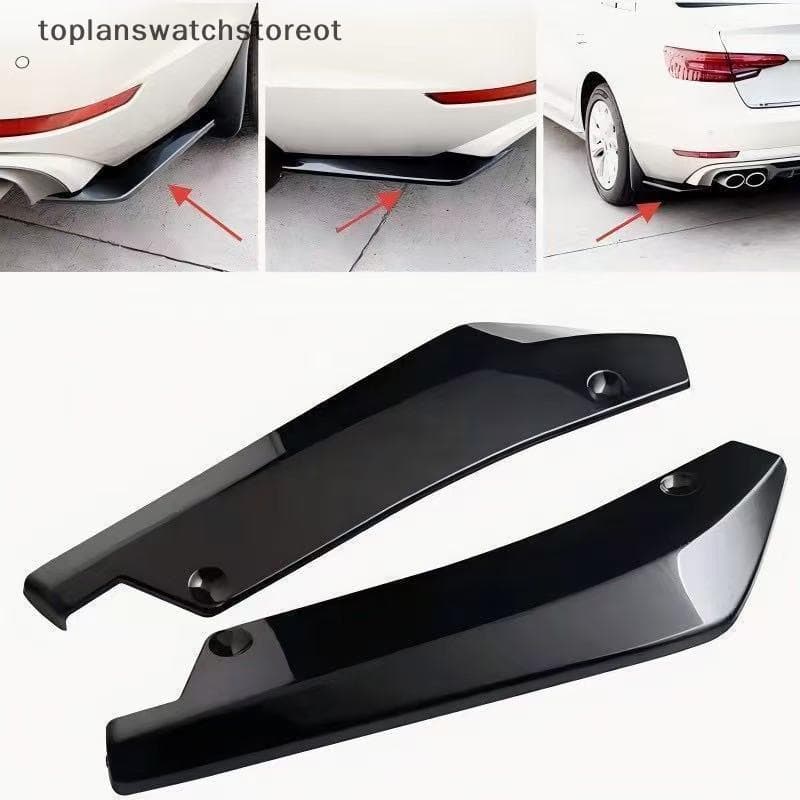 TOL Difusor De Lábios Para-Choque Traseiro De Carro , Universal , Fibra De Carbono , Aparência Esportiva , Protege Contr