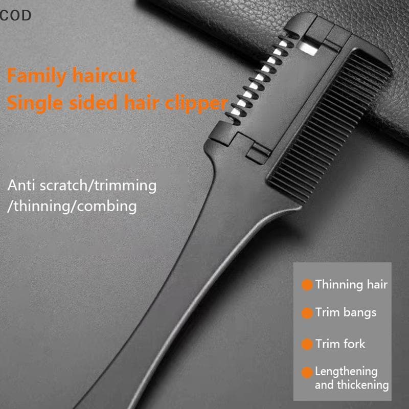 [ZDS] 1 Pcs Pente De Corte De Cabelo Bla Lidar Com Escovas Navalha Trimmin Ferramentas De Estilo De Salão De Cabeleireir