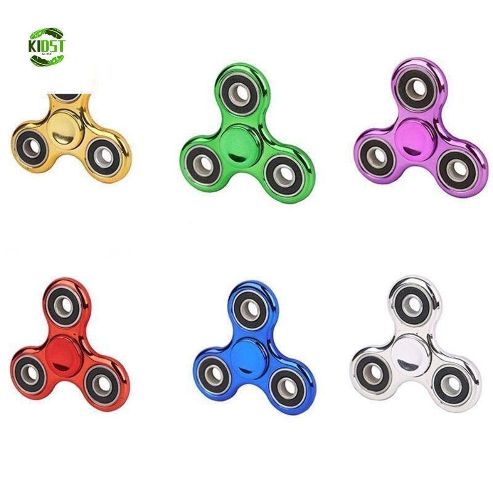KIDST Hand Spinner, Giroscópio de Ponta de Dedo com Revestimento Interessante, Brinquedo de Descompressão em Cor Sólida