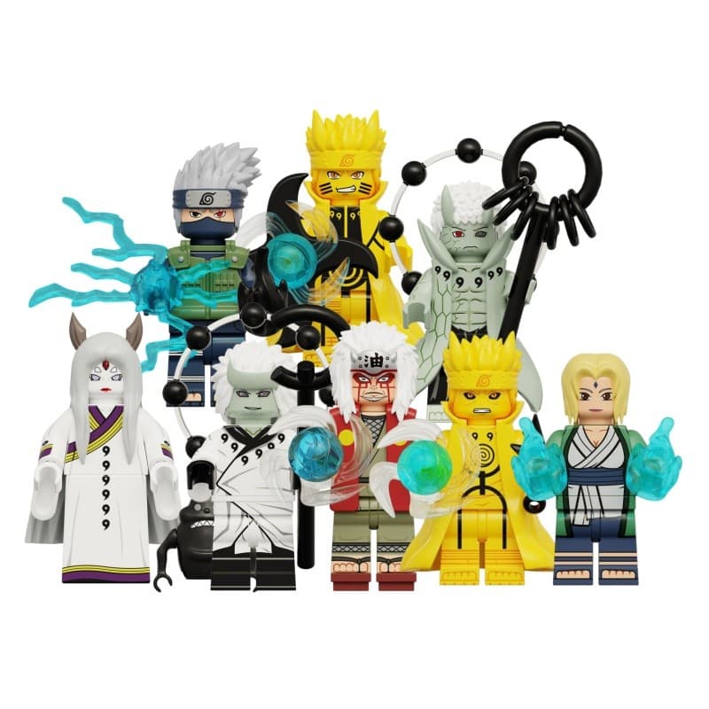Ornamento de Carro com Minifigura DIY de Jogos e Animes K2144-K2151 - Presente de Aniversário Infantil e Colecionável