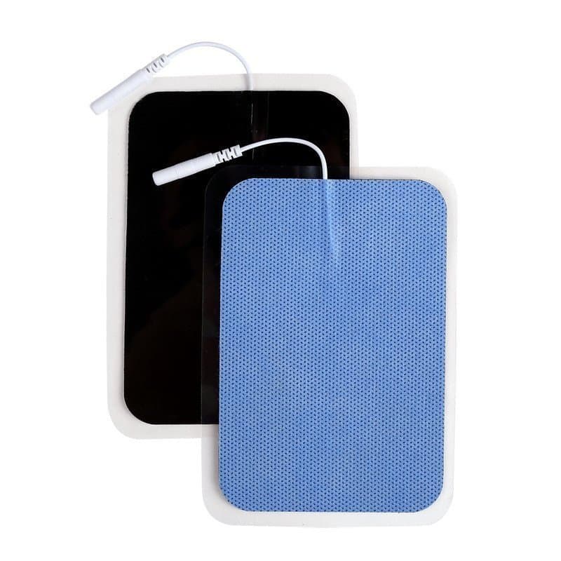 Eletrodos Autoadesivos EMS para Estimulador Muscular, Acessório de Substituição para Fisioterapia Condutiva e Massagem