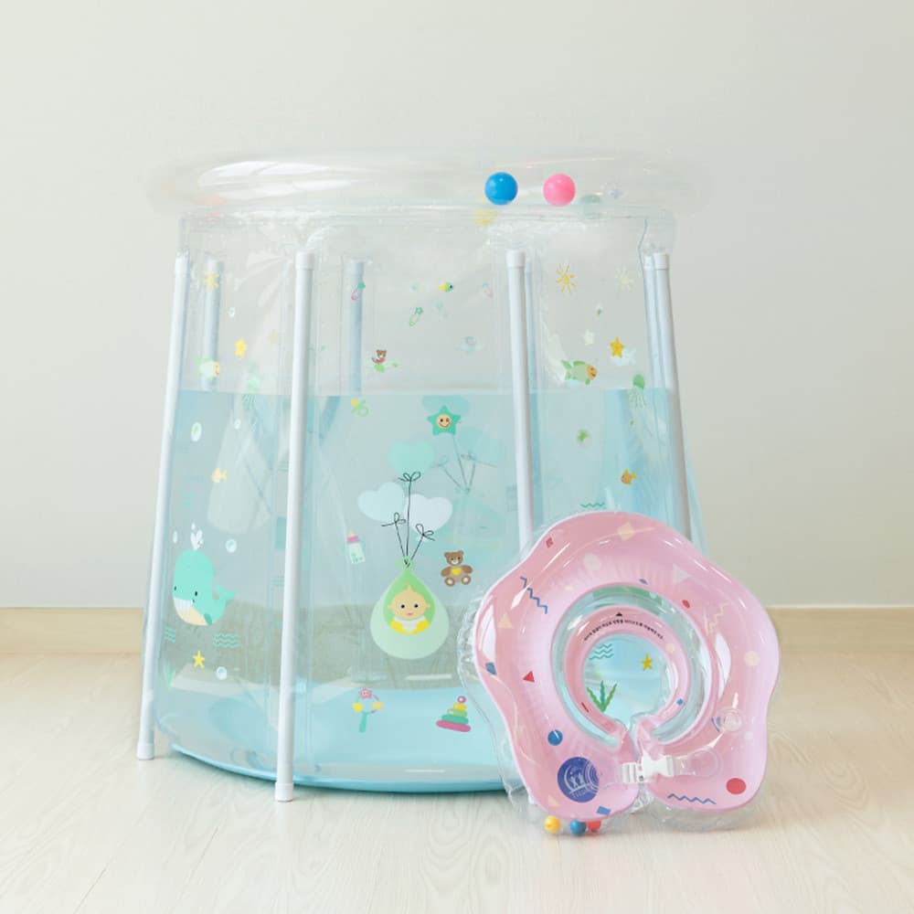 Bebê crianças banheira inflável transparente adulto corpo inteiro banheira dobrável balde de natação banheira